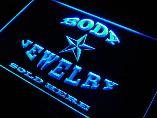 Body Jewelry Sold Here Neon Light Sign